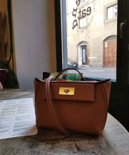 2WAYターンロックミニショルダーハンドバッグ 12-1174